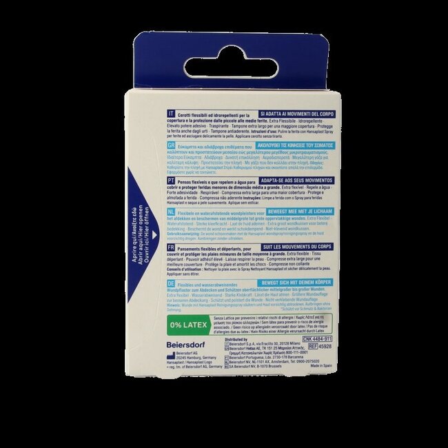 Hansaplast Flexible XL 5 x 7,2 cm 10 pièces