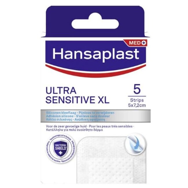 Pleisters ultra sensitive XL 5 Stuks