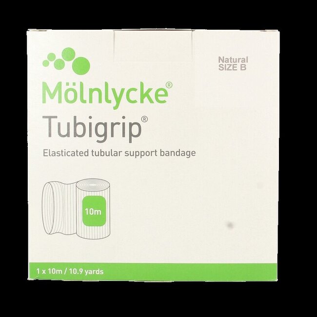 Elastisch buisverband B 10m x 6.25cm wit 1 Stuks