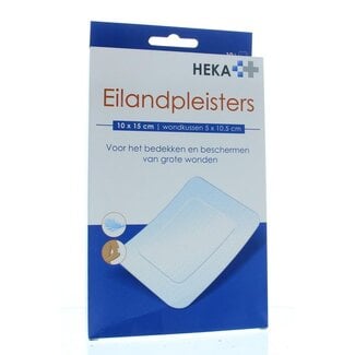 Hekaplast Eilandpleister 10 x 15cm steriel 10 Stuks