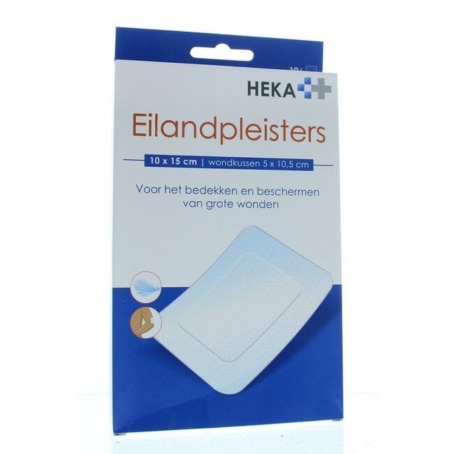 Eilandpleister 10 x 15cm steriel 10 Stuks