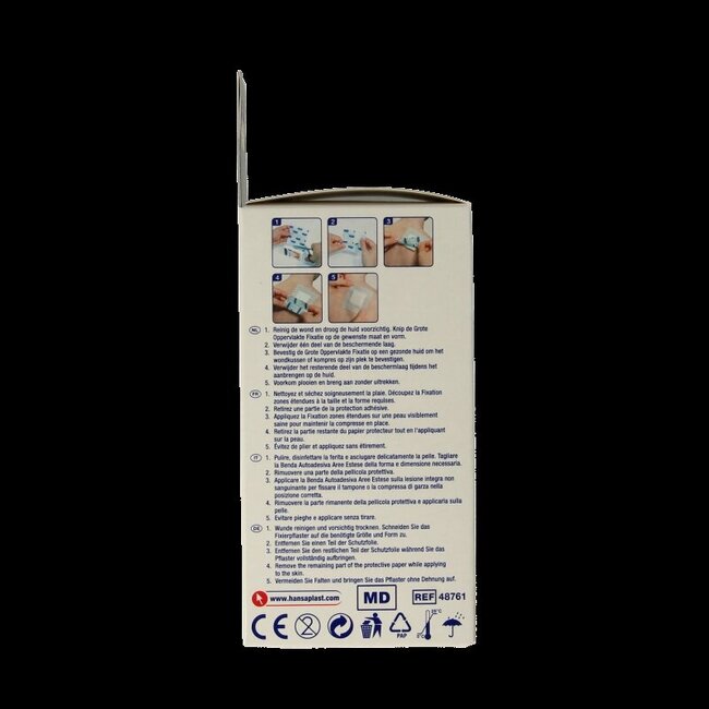 Hansaplast Grande surface 1m x 10cm 1 Pièce