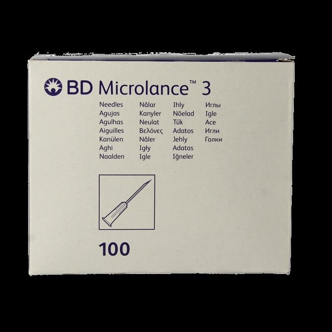Injectienaald B/D microlance 0.80 x 40 100 Stuks