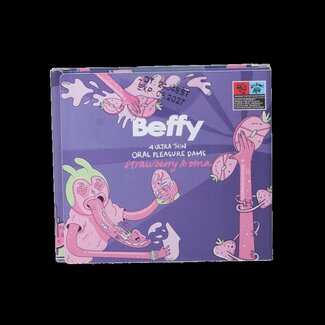 Beffy Beflapjes 4 strawberry 4 Stuks
