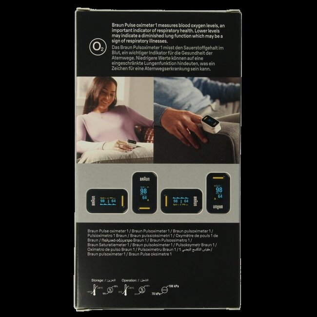 Braun Pulse oximeter 1 Stuks