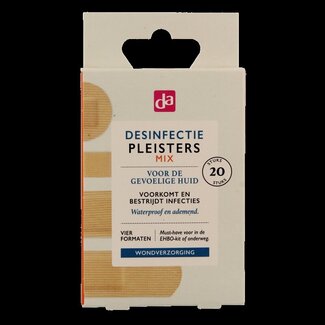 DA Desinfectie pleister strip mix 20 Stuks