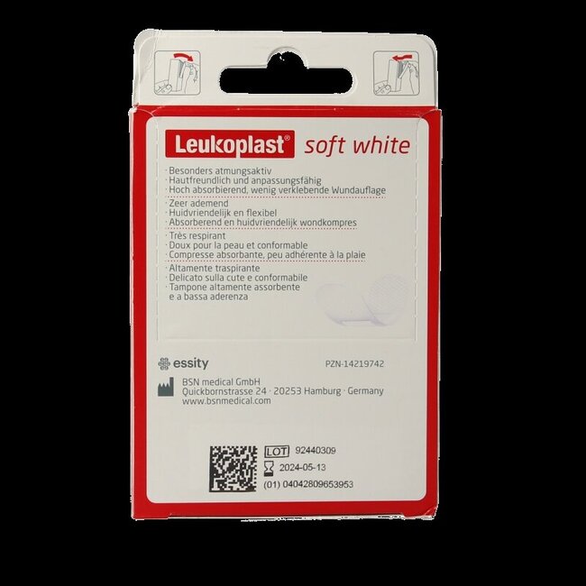 Leukoplast Soft white mix 20 pièces
