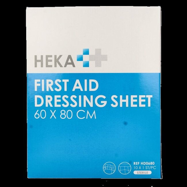 Heka Verbanddoek 60 x 80cm 10 Stuks