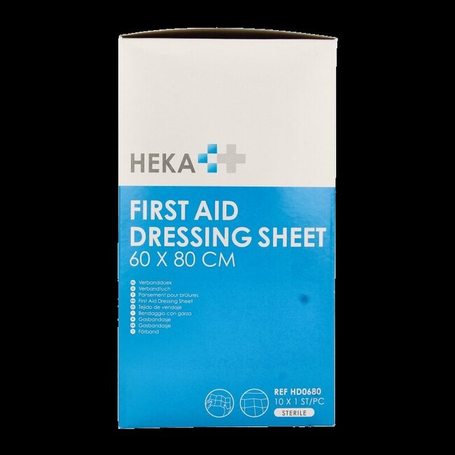 Heka Verbanddoek 60 x 80cm 10 Stuks