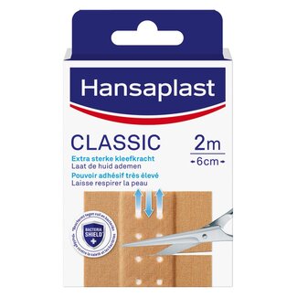 Hansaplast Classic 2m x 6cm 1 Stuks
