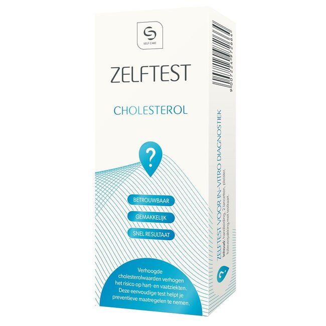 Zelftest cholesterol  1 Stuks
