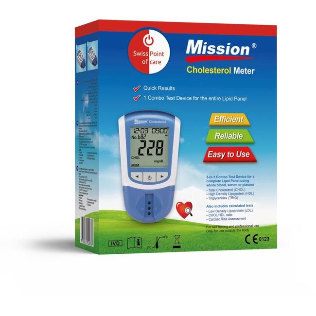 Cholesterolmeter 3-in-1 startpakket 1 Stuks