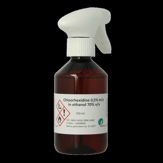 Orphi Orphi Chloorhexidine 0.5% alcohol 70% spray 250 Milliliter