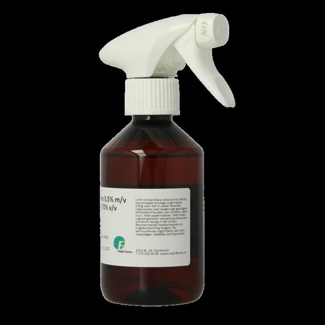 Orphi Chlorhexidine 0,5 % alcool 70 % spray 250 ml