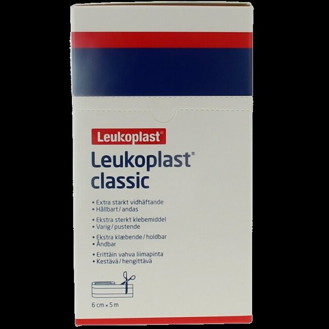 Leukoplast Classic 5 m x 6 cm 1 pièce