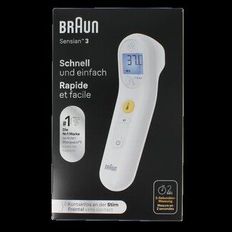 Braun Thermomètre frontal Braun Sensian 3 BNT050 1 unité