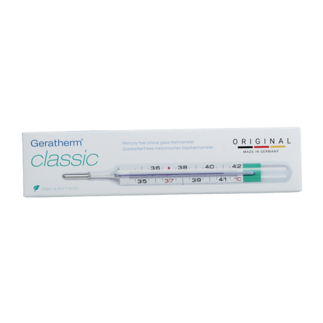 Geratherm Thermometer classic glas 1 Stuks