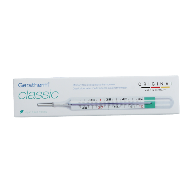 Thermometer classic glas 1 Stuks