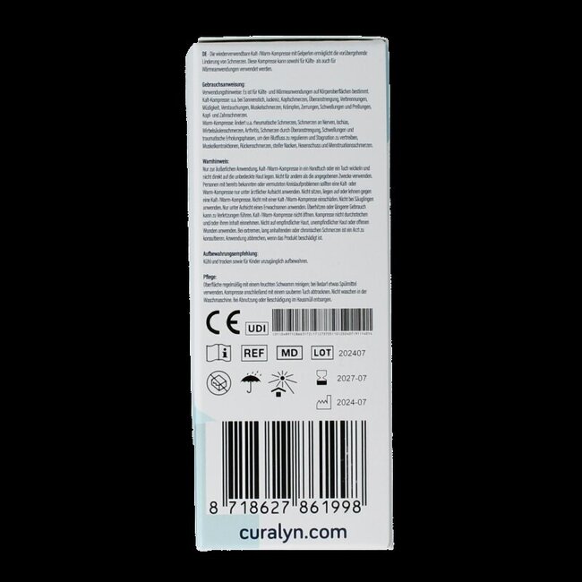 Curalyn Warm-koud parel kompres 1 Stuks