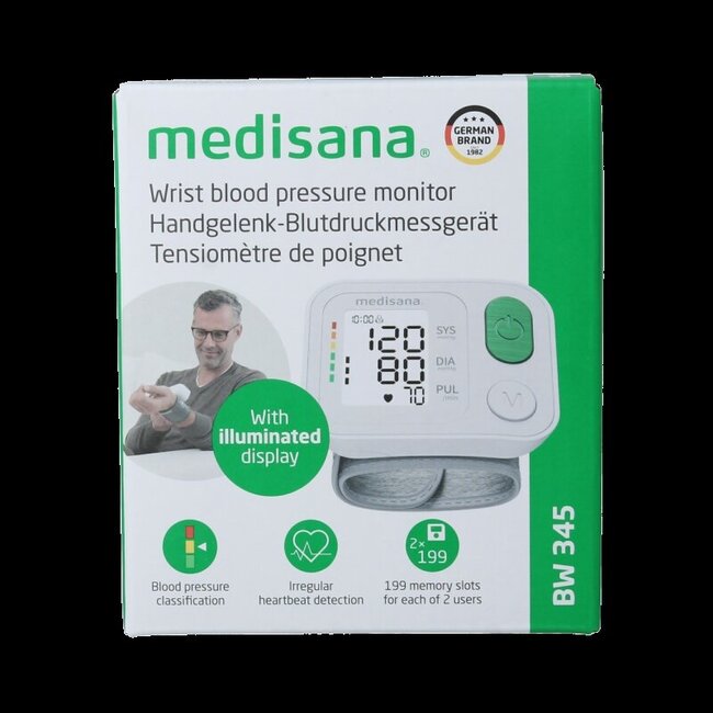 Polsbloeddrukmeter BW 345 1 Stuks