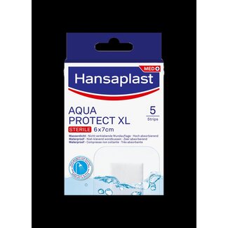 Hansaplast Aqua protect antibacterieel XL 5 Stuks