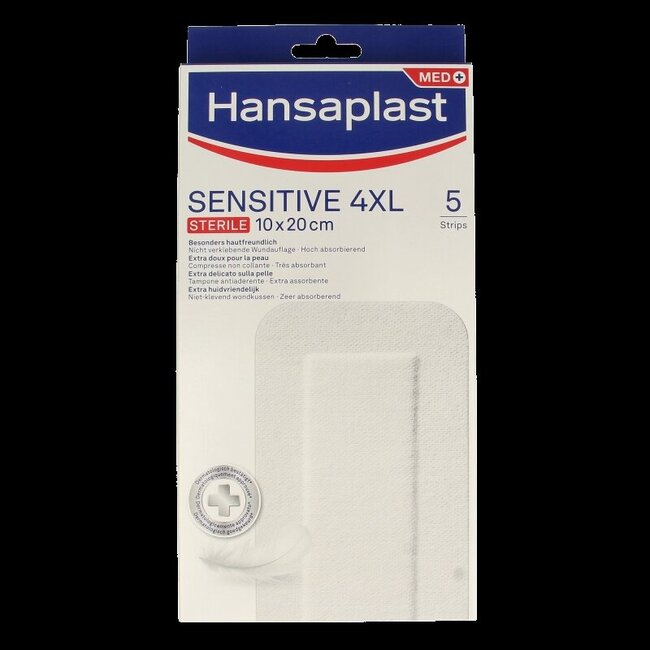 Pleisters sensitive 4XL 5 Stuks