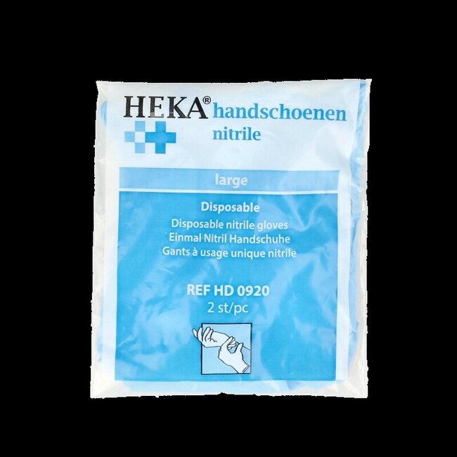 Handschoen nitril maat L 1 Paar