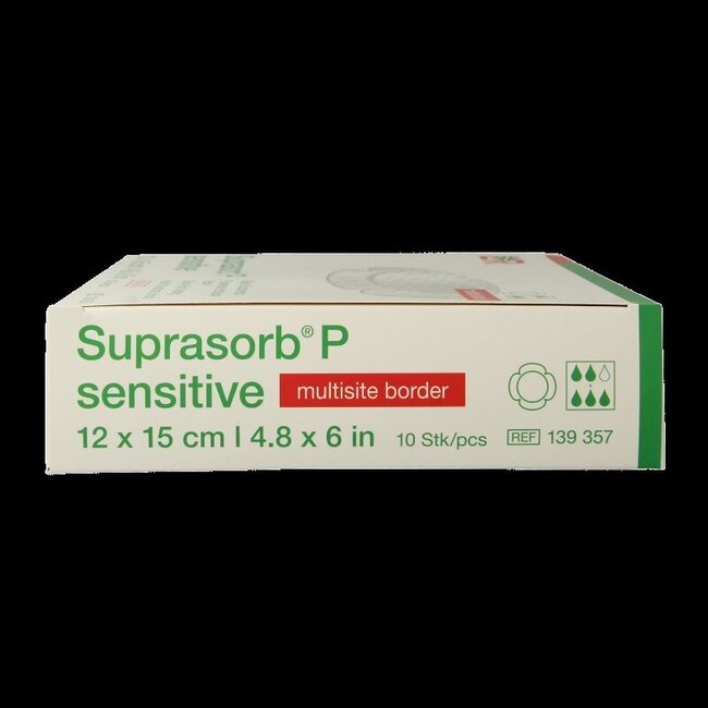 Suprasorb P sensitive multisite 12 x 15 10 Stuks