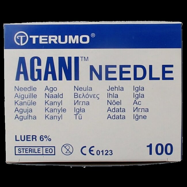 Terumo Injectienaald 21G groen 0.8 x 16 100 Stuks