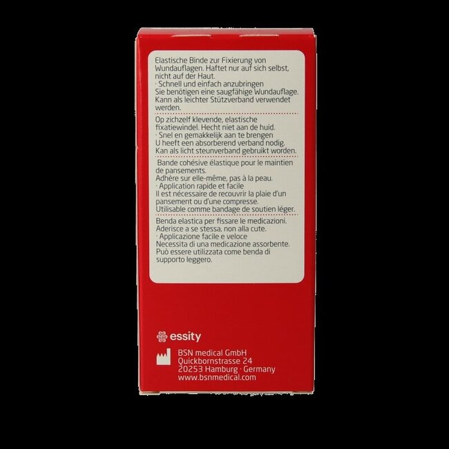 Elastomull Fixatiewindsel haft 10cm x 4m 1 Stuks