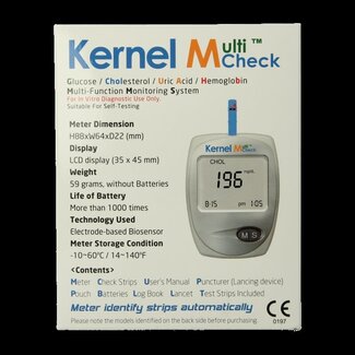Testjezelf.nu Testjezelf.nu Multicheck plus meter HB Glucose Cholesterol 1 Stuks