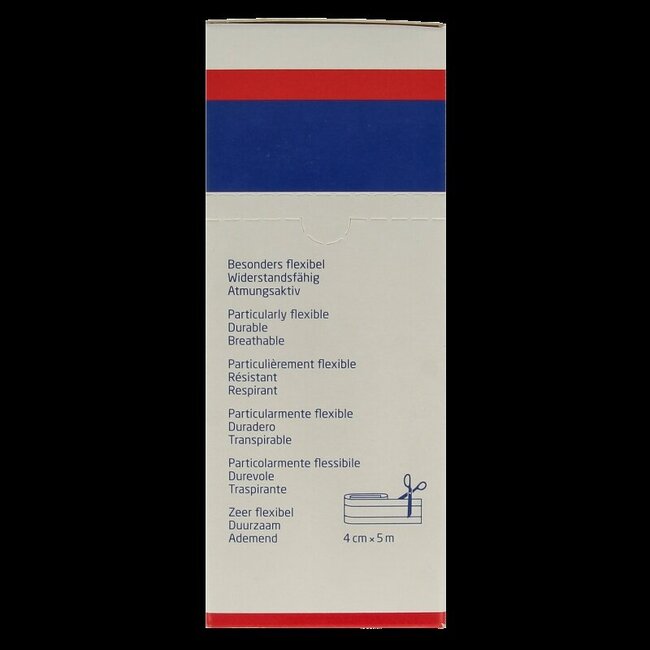 Leukoplast Elastic wondsnelverband 5m x 4cm 1 Stuks