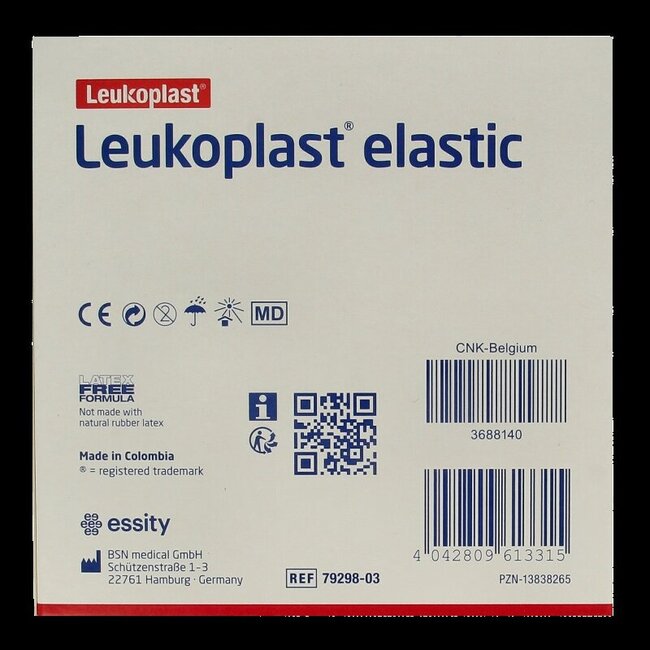 Leukoplast Elastic wondsnelverband 5m x 4cm 1 Stuks