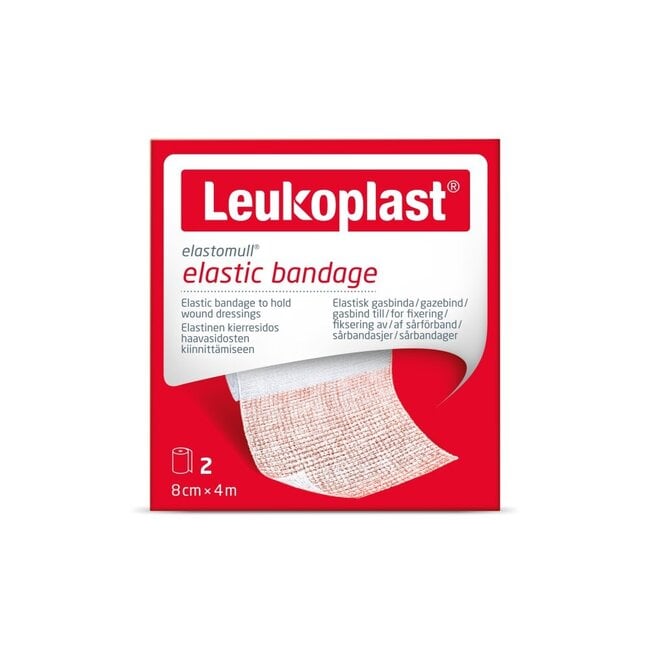 Elastische bandage 4m x 8cm 2 Rol