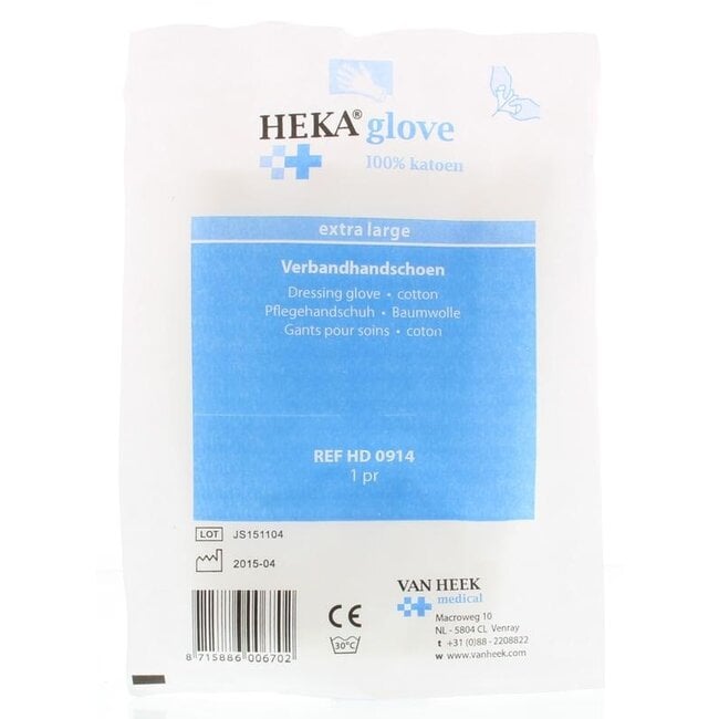 Heka Verbandhandschoenen maat XL 2 Stuks