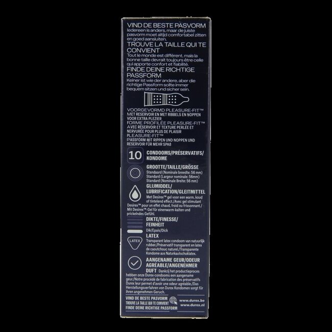 Durex Orgasm Intense 10 unités