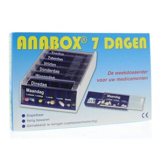 Spruyt Hillen Anabox 7 dagen blauw 1 Stuks