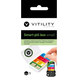 Vitility Slimme pillendoos klein wit 1 Stuks