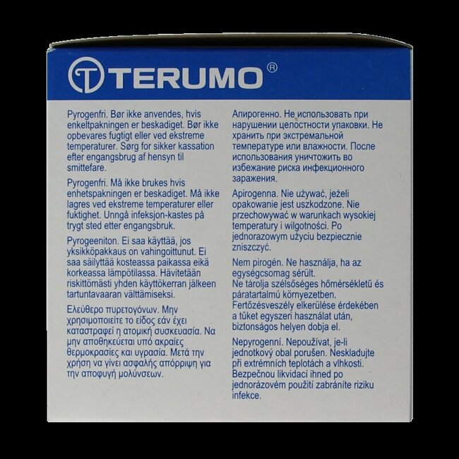 Terumo Injectienaald 38 x 0.9 agani 100 Stuks