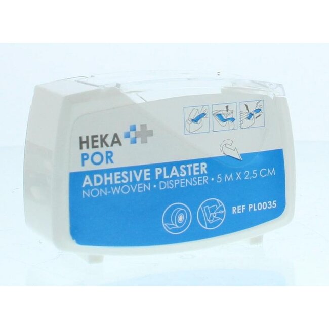 Non woven hechtpleister dispenser 5 x 2.5 1 Stuks