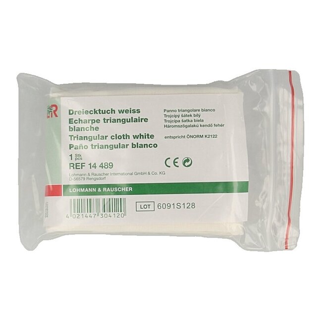 Lohmann&Rauscher Mitella wit universeel viscose 1 Stuks