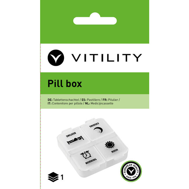 Vitility Medicijncasette 1 Stuks