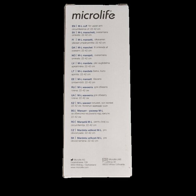 Microlife Manchette 22-42 cm bras M/L 1 pièce