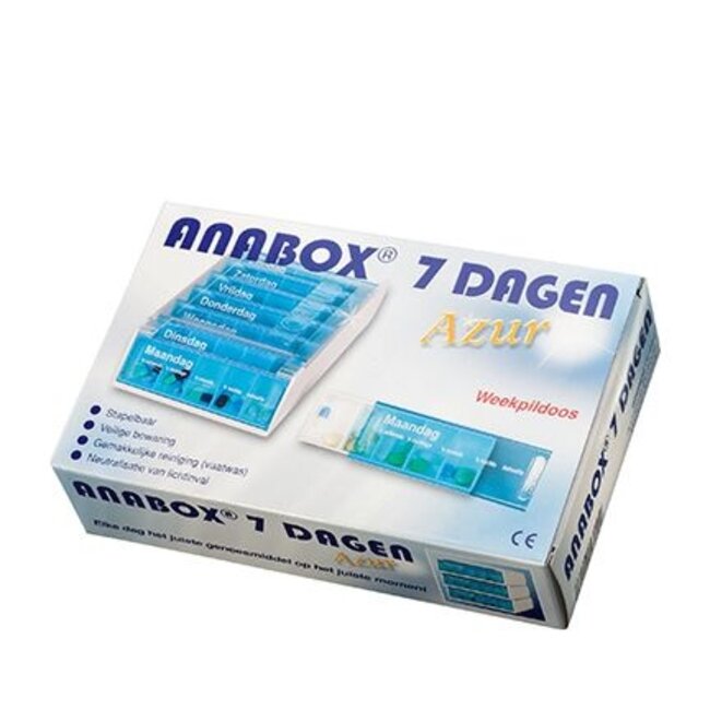 Anabox 7 dagen azuur 1 Stuks