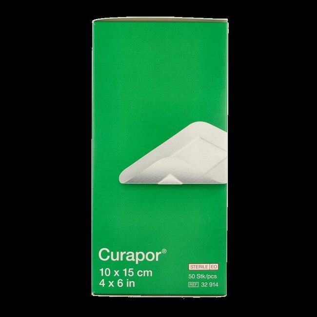 Curapor Wondpleister 10 x 15cm steriel 50 Stuks