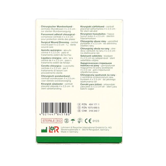 Curapor Wondpleister 7 x 5cm steriel 5 Stuks