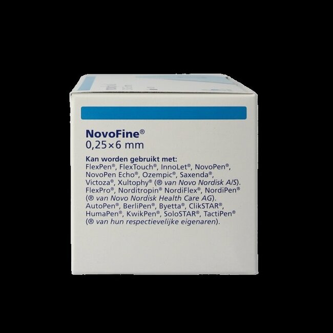 Novo Nordisk Novofine aiguilles 0,25 x 6 mm 31G 100 pièces