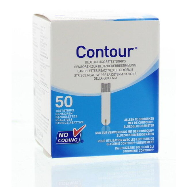 Contour teststrip 50 Stuks