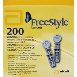 Freestyle Lancet  200 Stuks