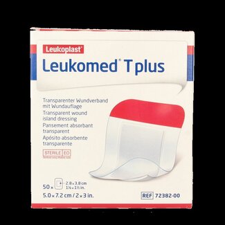Leukomed Pansement transparent Leukomed T plus 7,2 x 5 cm 50 pièces